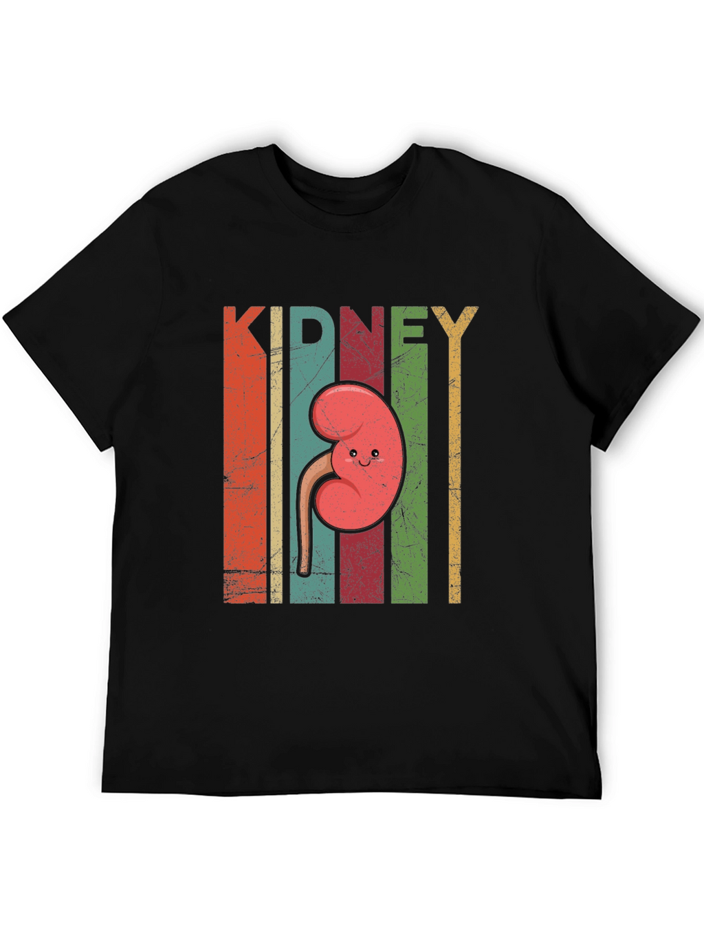 Retro Kidney Cartoon T-Shirt