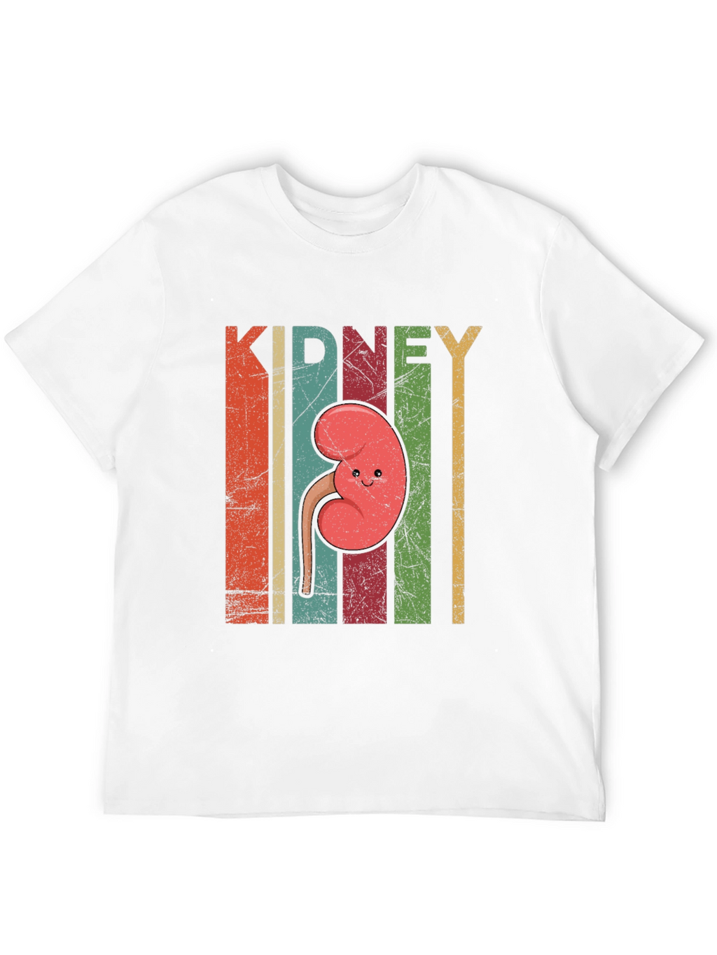 Retro Kidney Cartoon T-Shirt