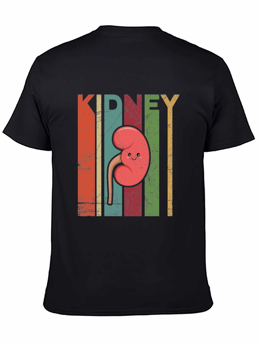 Retro Kidney Cartoon T-Shirt