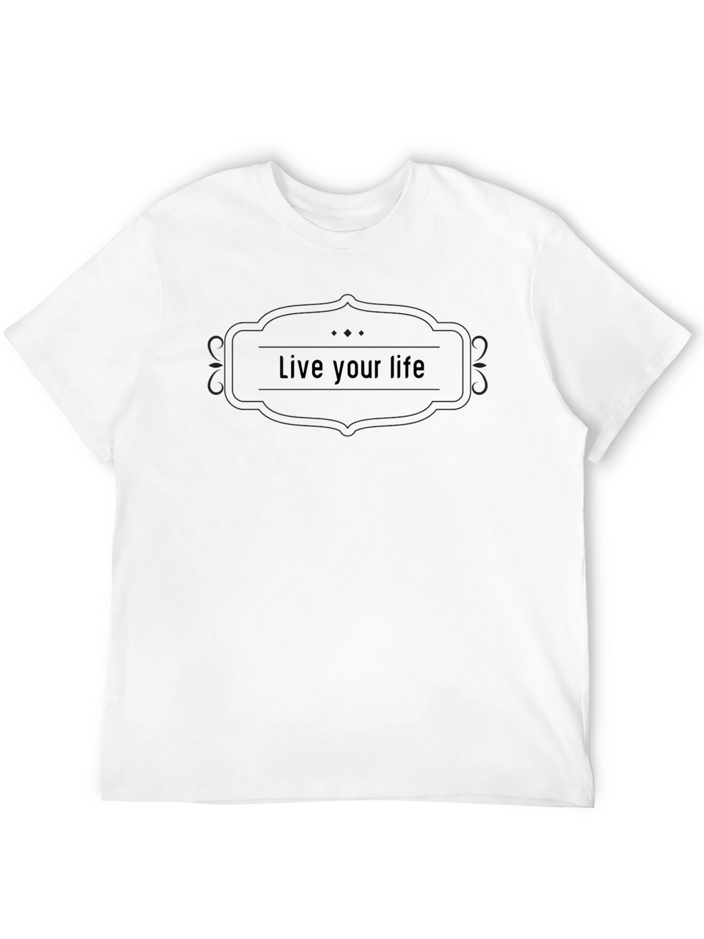 Live Your Life Graphic Tee - Stylish Comfort