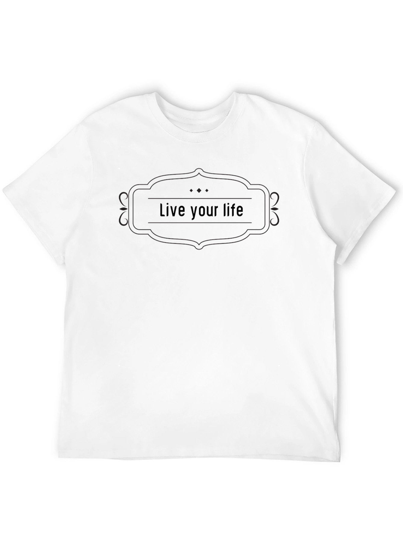 Live Your Life Graphic Tee - Stylish Comfort
