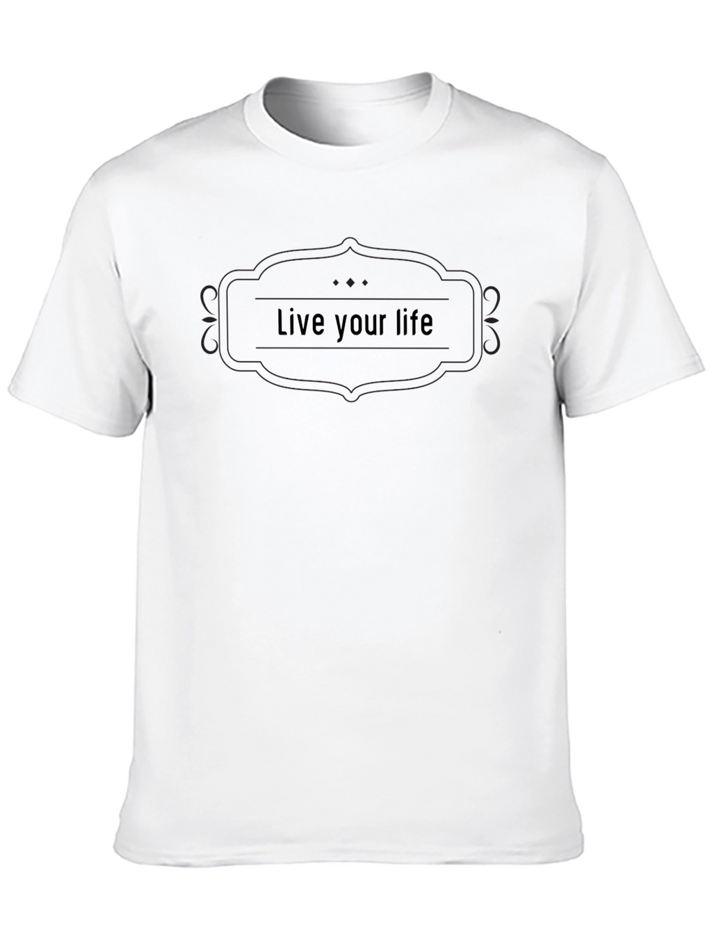 Live Your Life Graphic Tee - Stylish Comfort