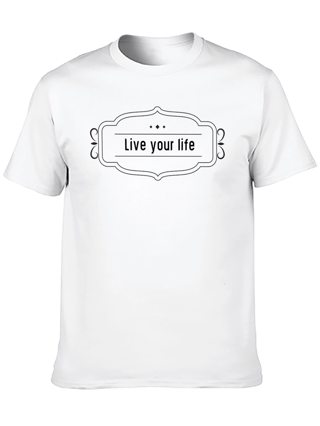 Live Your Life Graphic Tee - Stylish Comfort