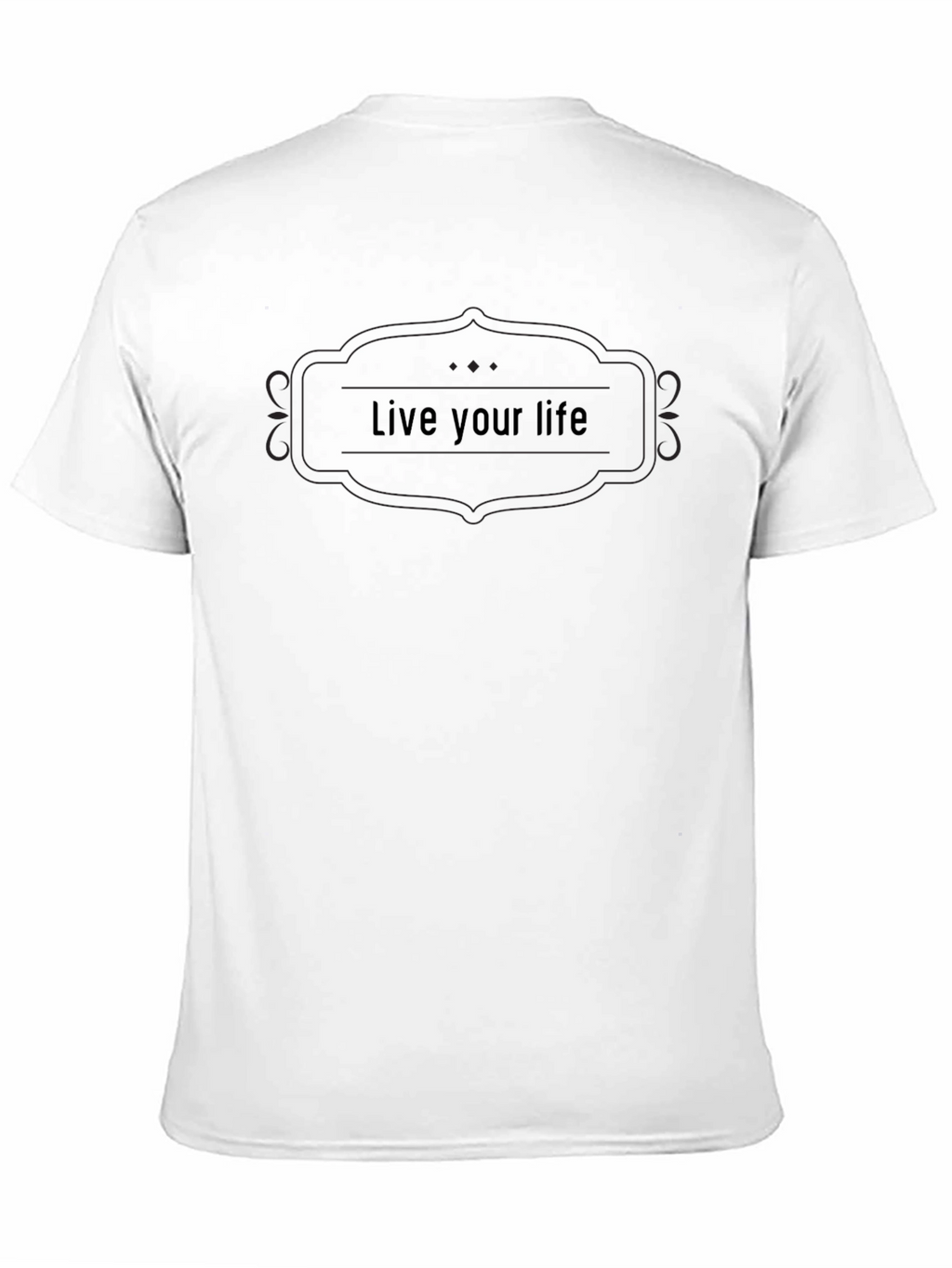 Live Your Life Graphic Tee - Stylish Comfort