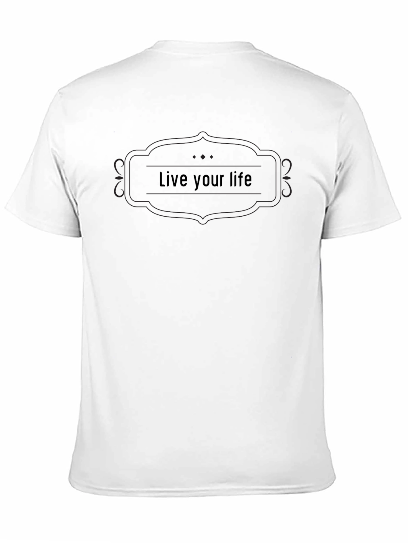 Live Your Life Graphic Tee - Stylish Comfort