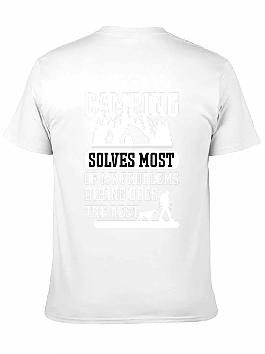 Camping Solves Problems T-Shirt