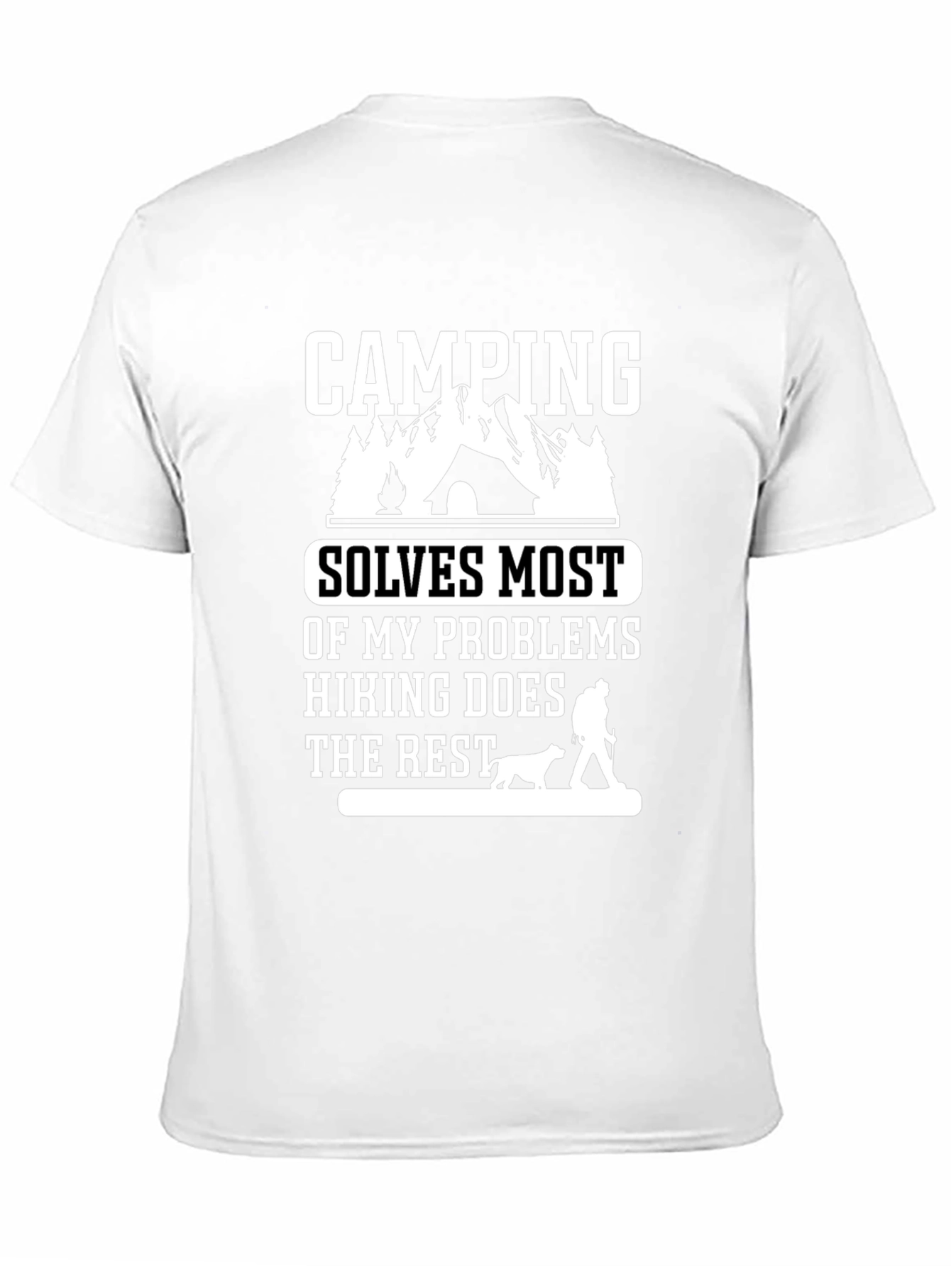 Camping Solves Problems T-Shirt