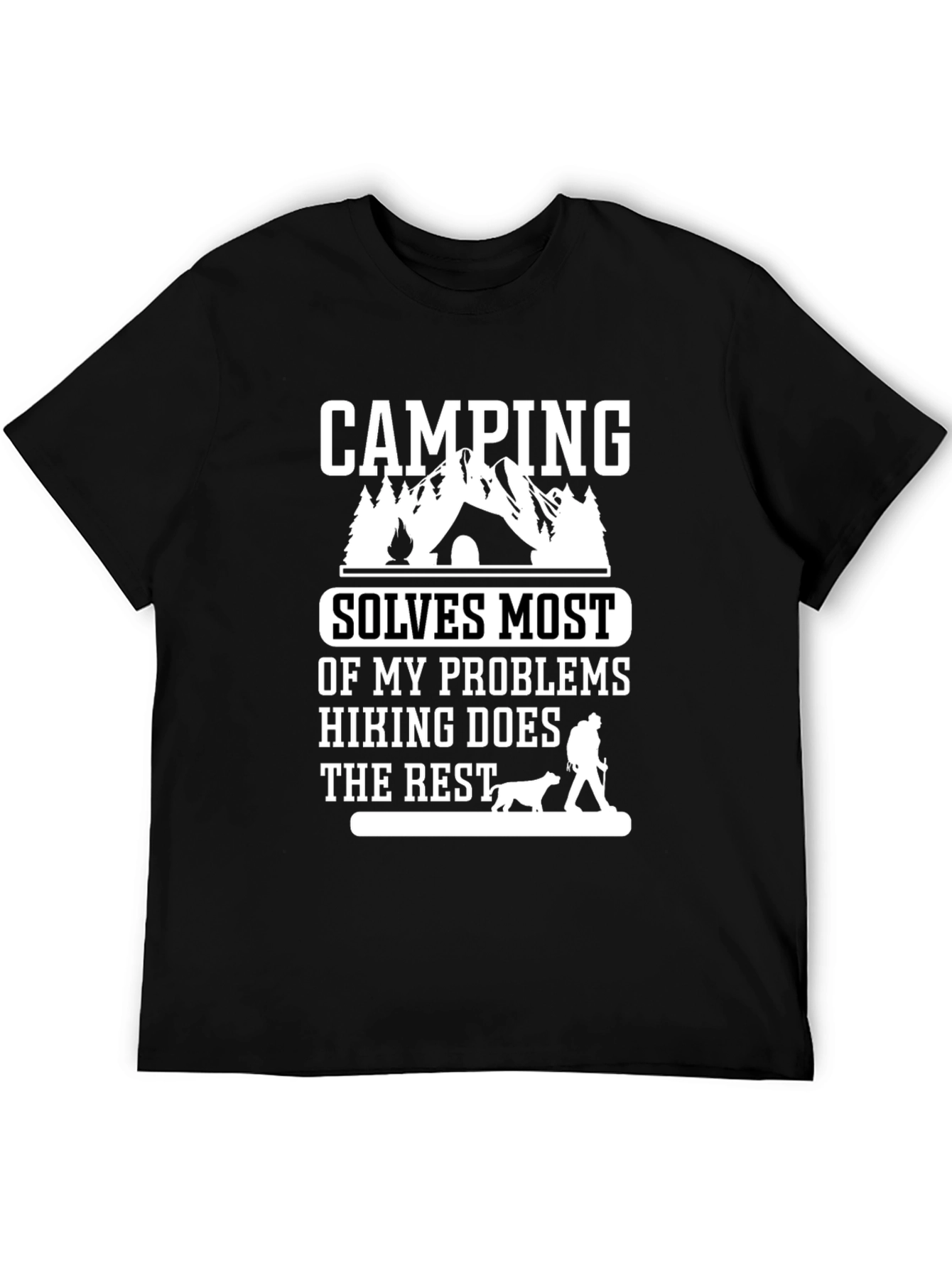 Camping Solves Problems T-Shirt
