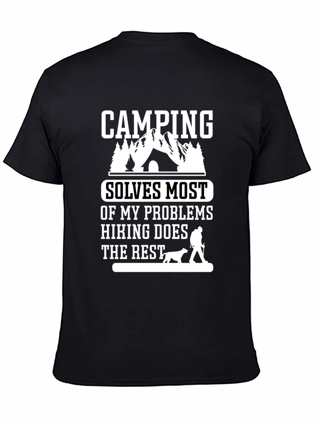 Camping Solves Problems T-Shirt