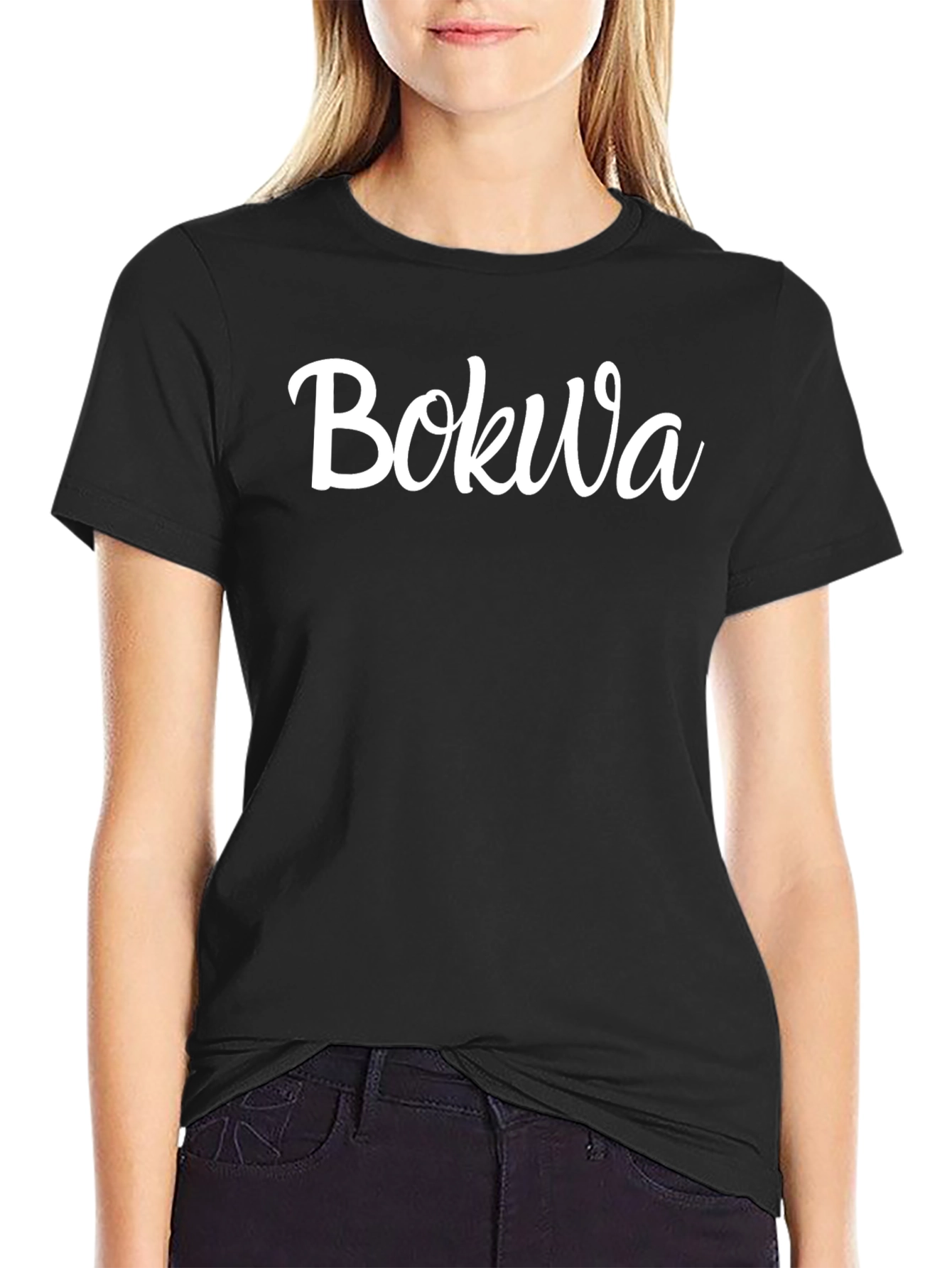 BokWa Black T-Shirt - Stylish Casual Wear