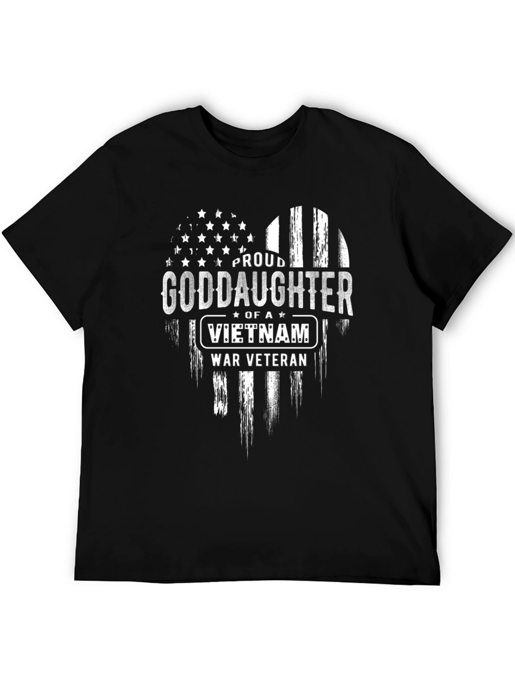 Proud Goddaughter Vietnam War Veteran Graphic T-Shirt