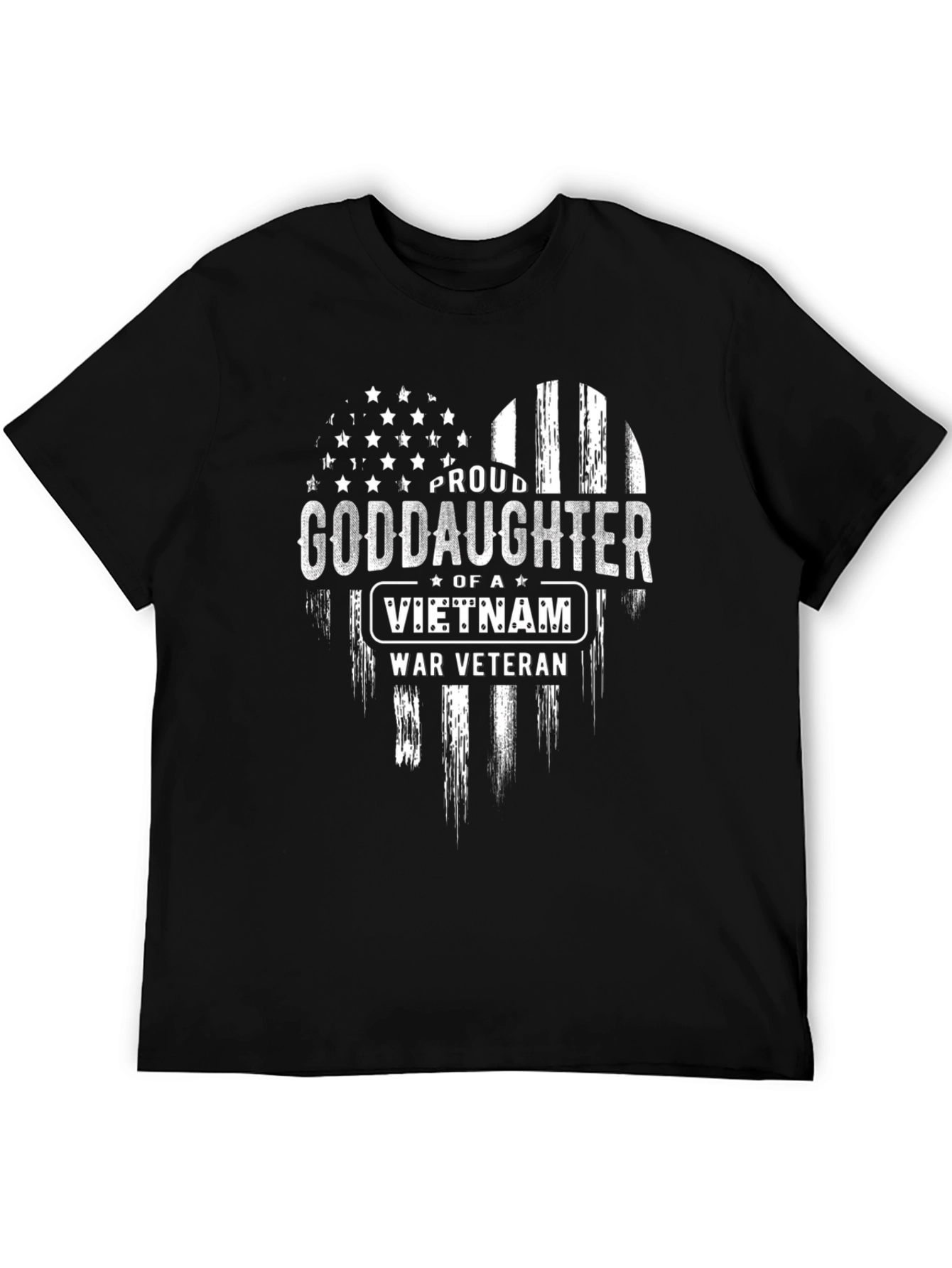 Proud Goddaughter Vietnam War Veteran Graphic T-Shirt