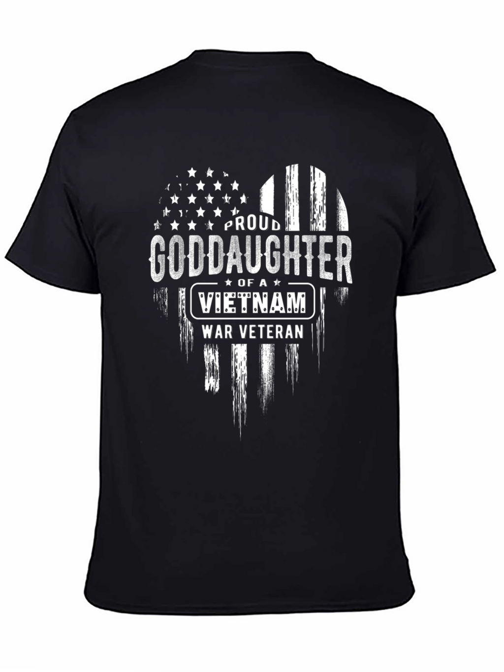 Proud Goddaughter Vietnam War Veteran Graphic T-Shirt