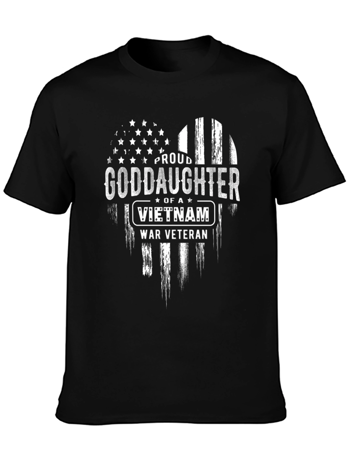 Proud Goddaughter Vietnam War Veteran Graphic T-Shirt