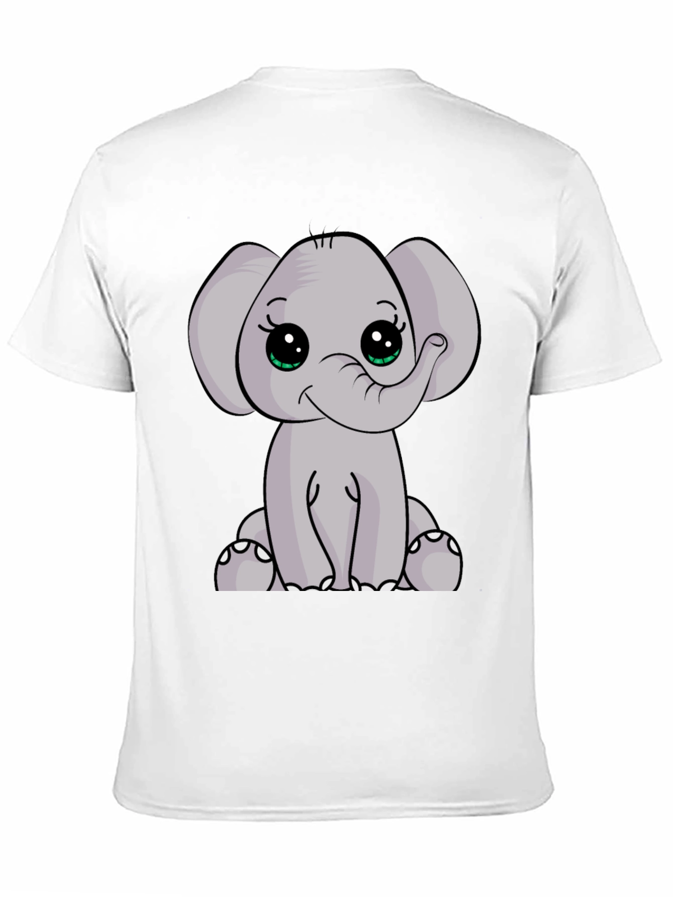 Cute Elephant Graphic T-Shirt - Soft Cotton Blend