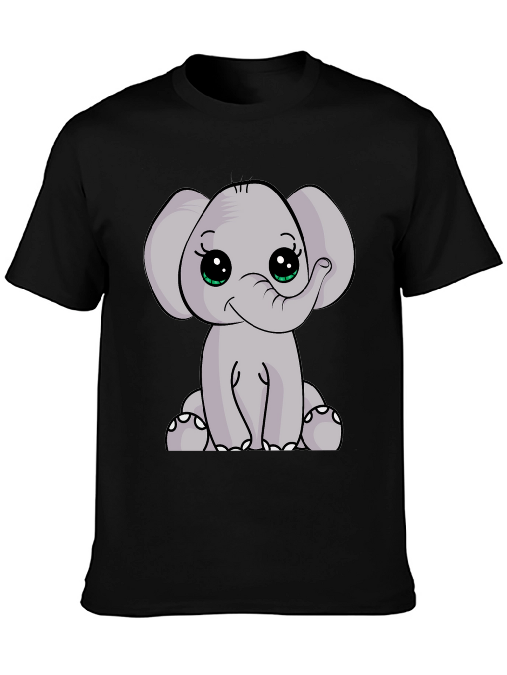 Cute Elephant Graphic T-Shirt - Soft Cotton Blend