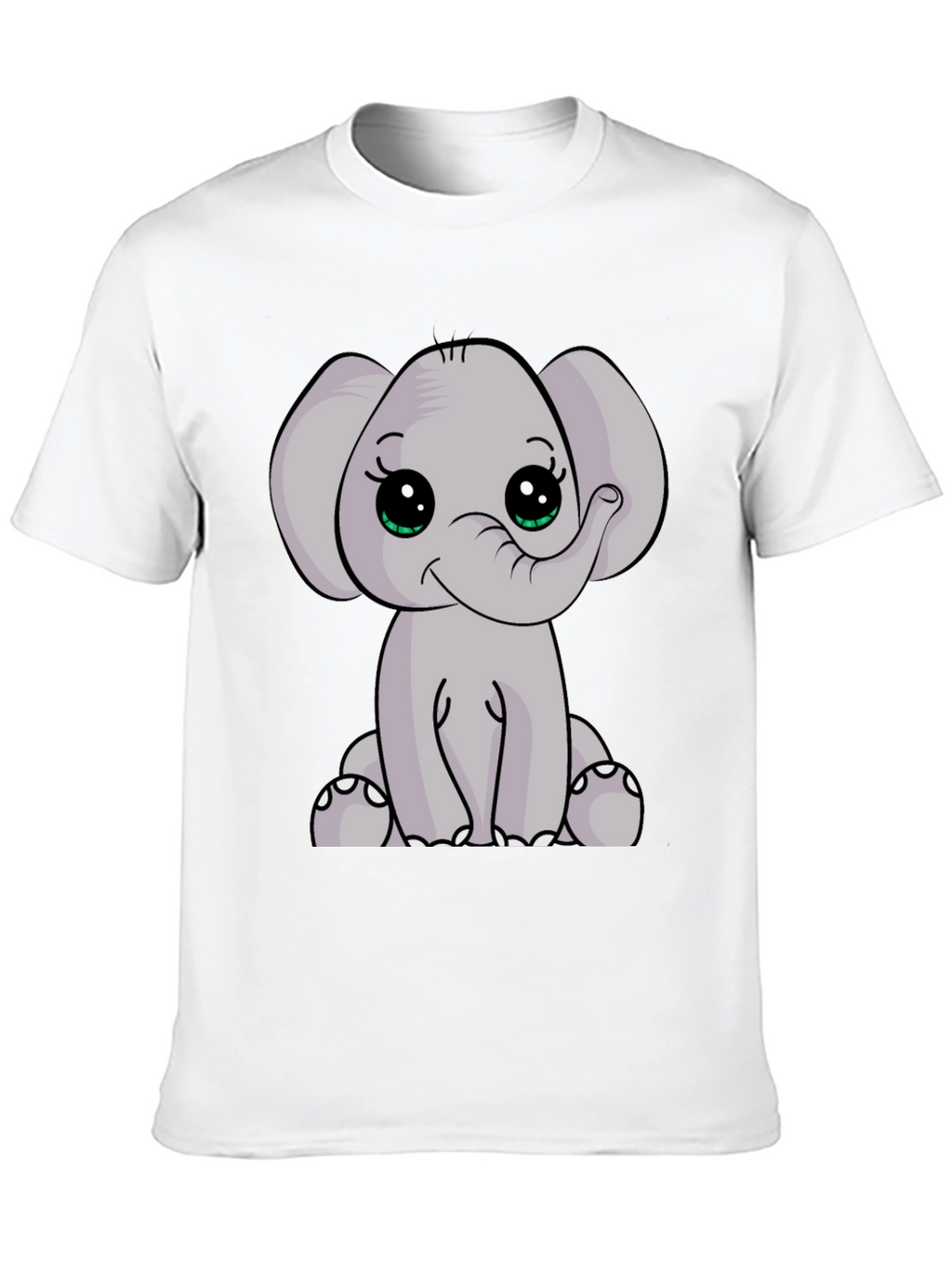 Cute Elephant Graphic T-Shirt - Soft Cotton Blend