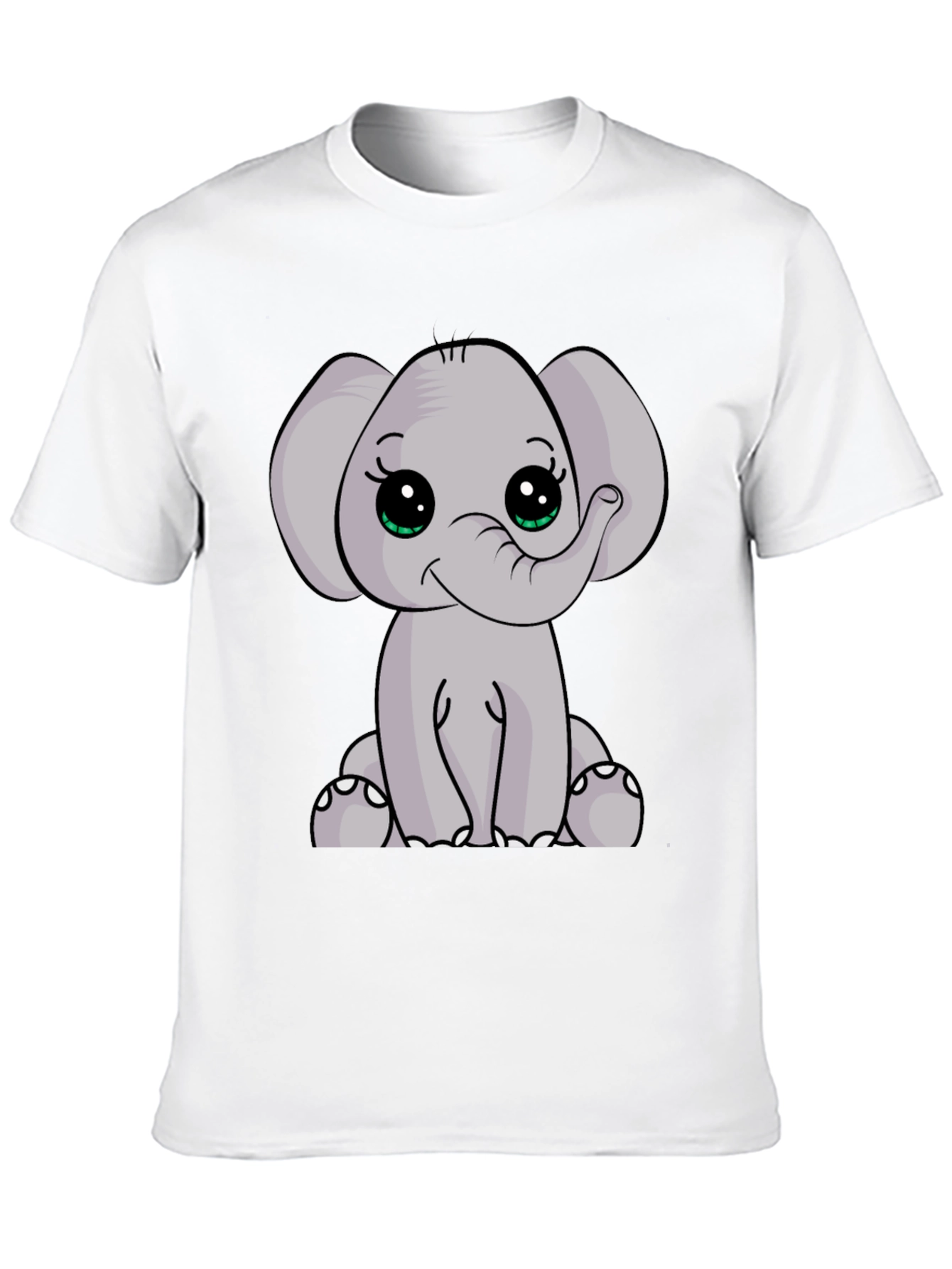 Cute Elephant Graphic T-Shirt - Soft Cotton Blend