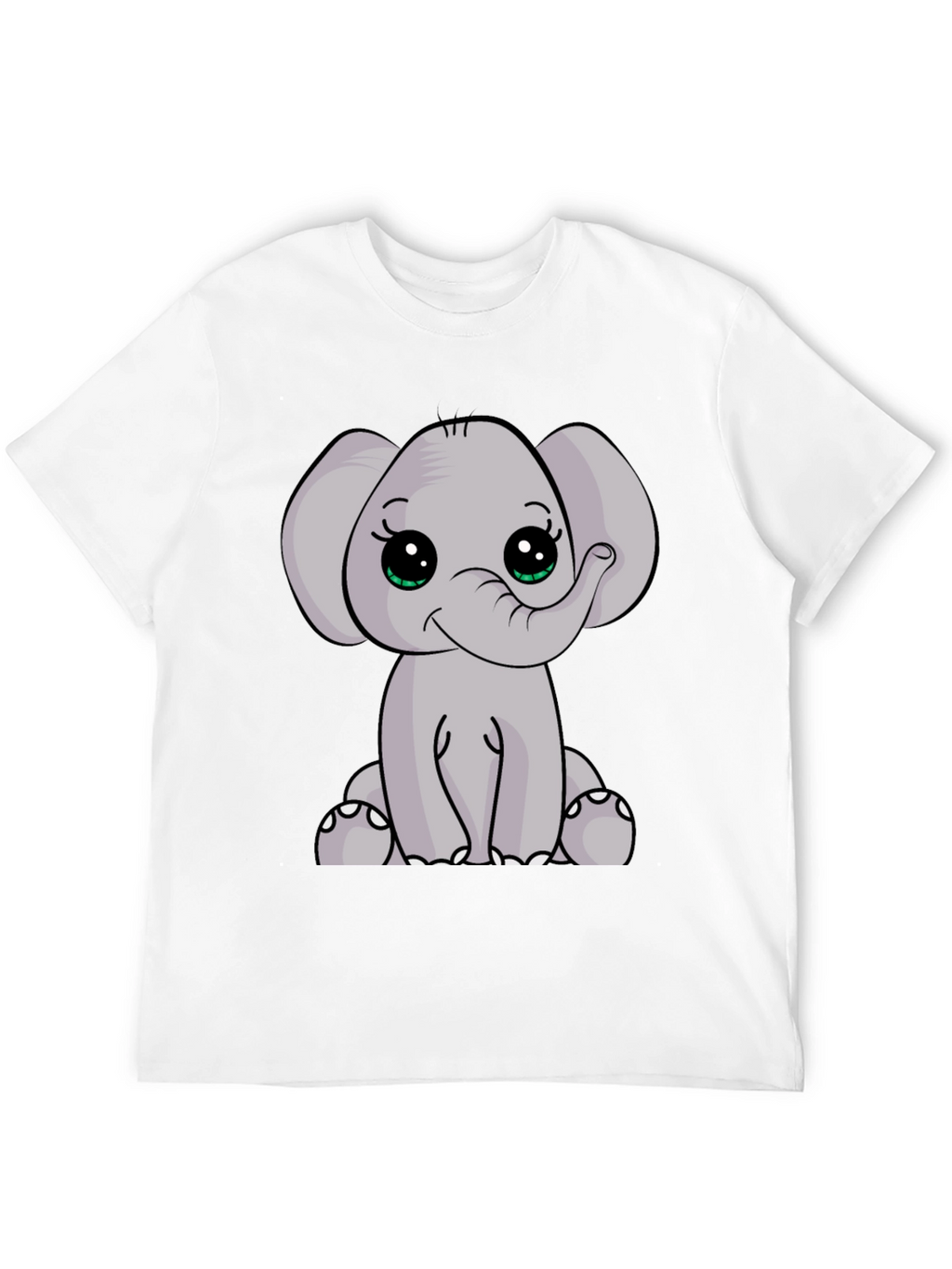 Cute Elephant Graphic T-Shirt - Soft Cotton Blend