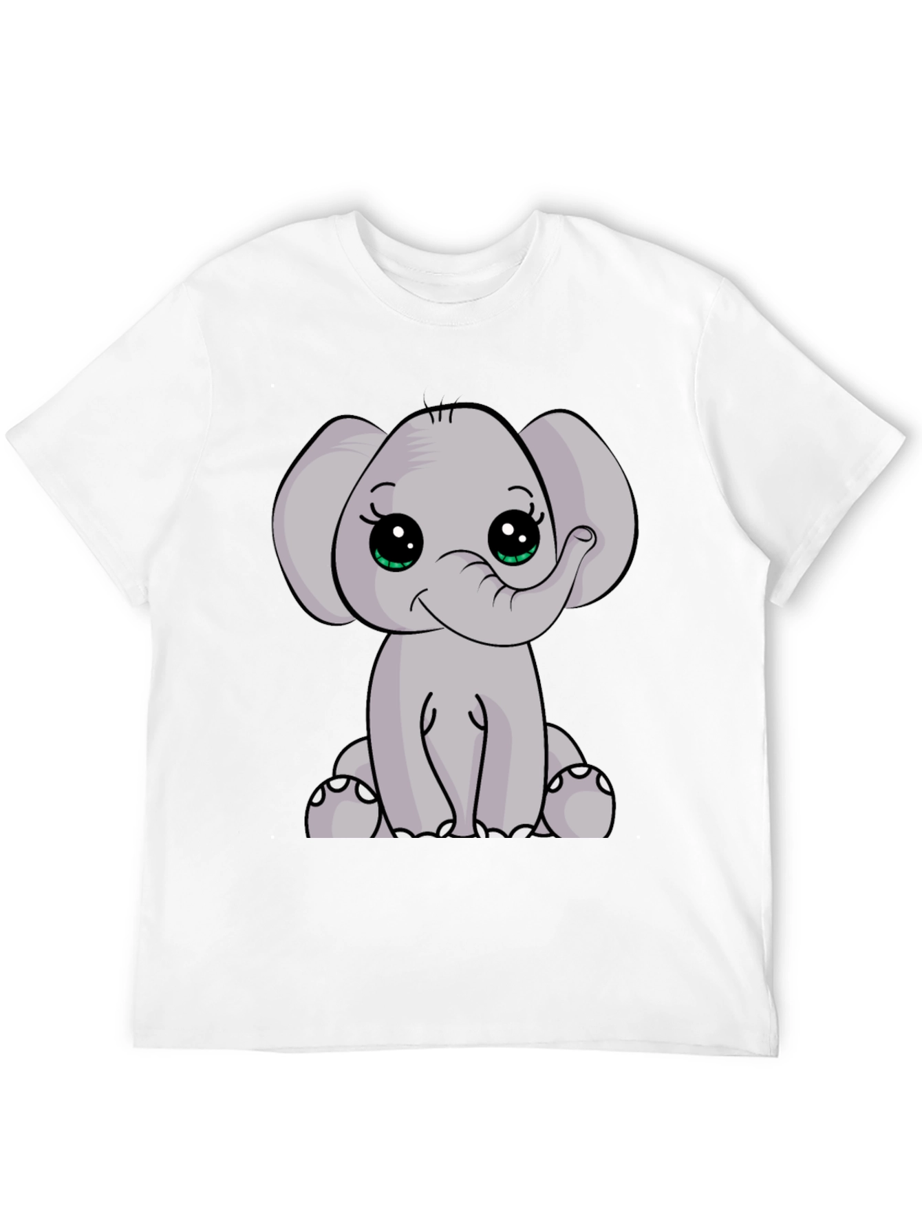 Cute Elephant Graphic T-Shirt - Soft Cotton Blend