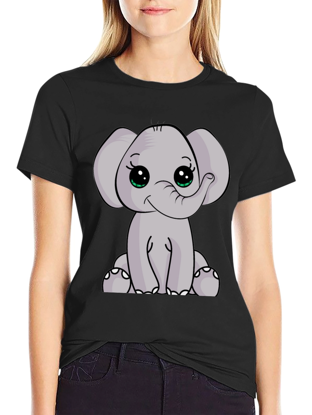 Cute Elephant Graphic T-Shirt - Soft Cotton Blend