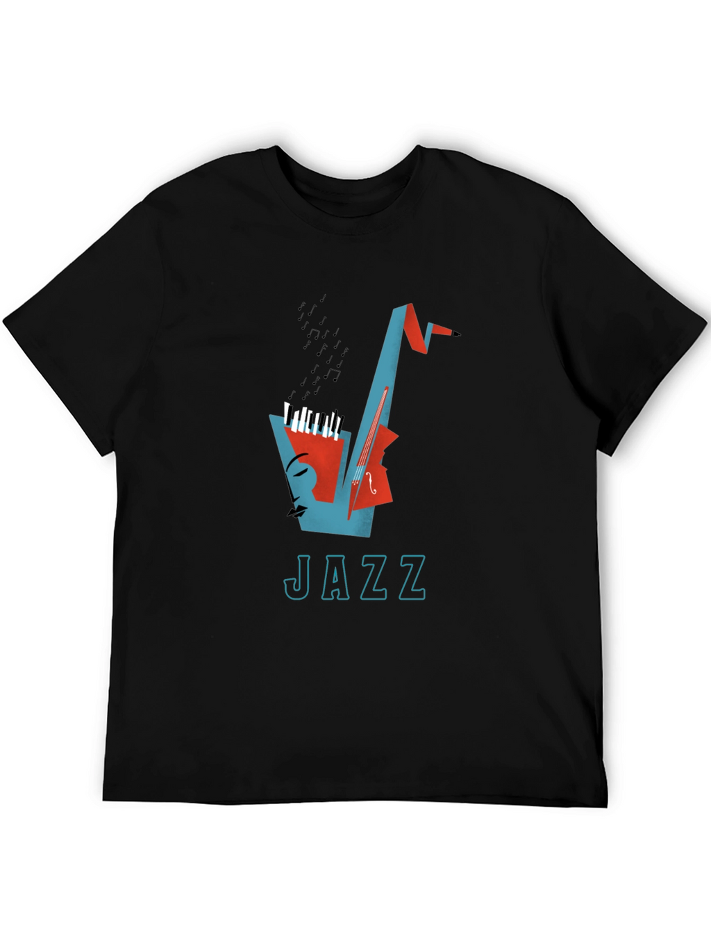 Jazz Music Graphic T-Shirt - Cool Design