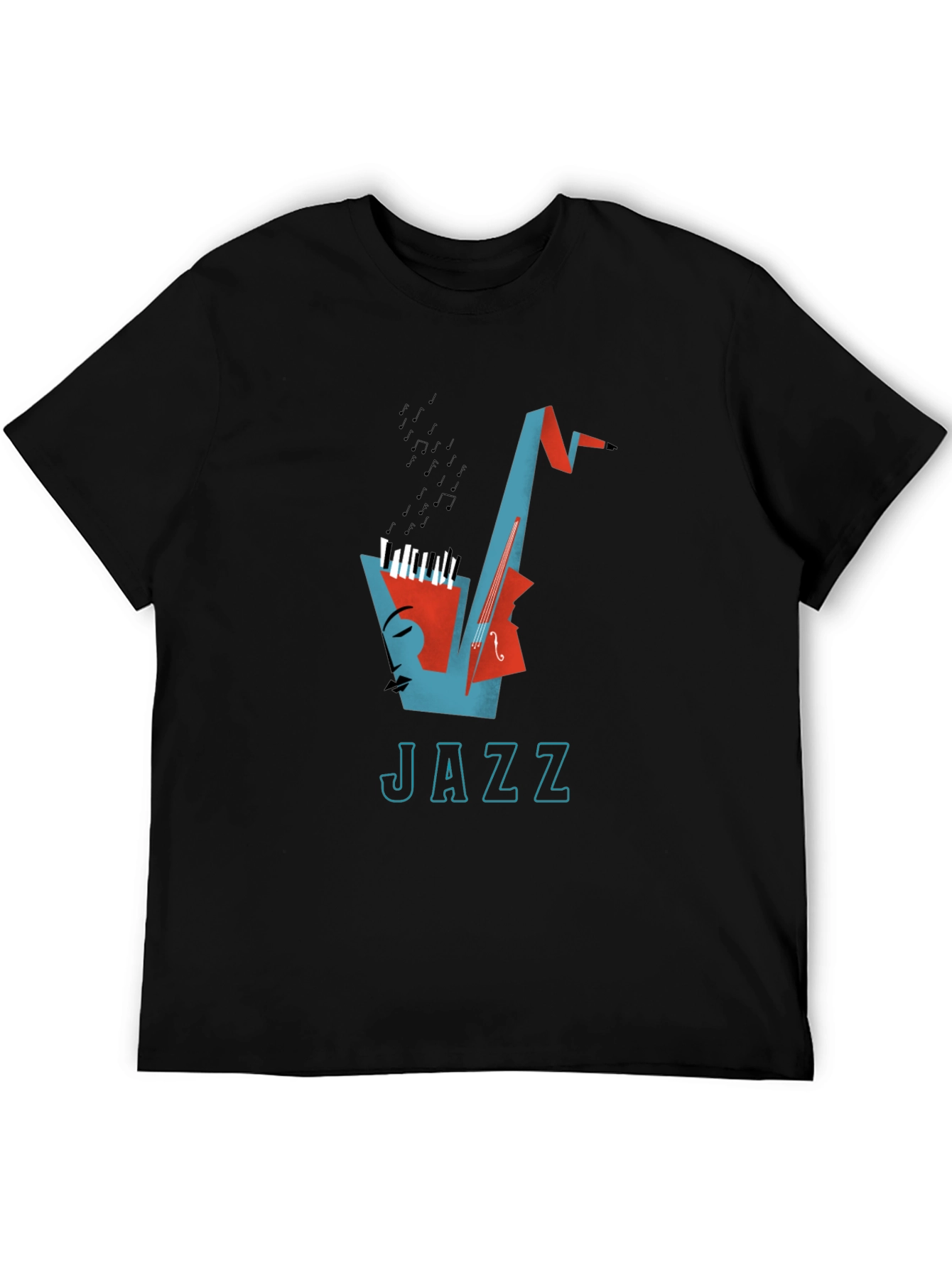 Jazz Music Graphic T-Shirt - Cool Design