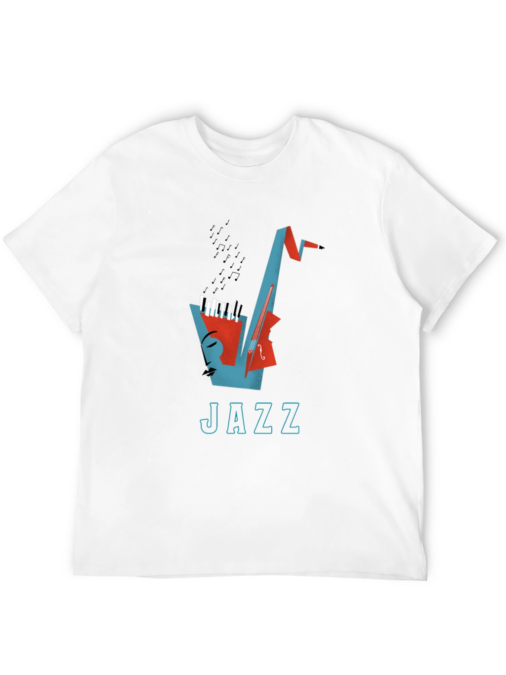 Jazz Music Graphic T-Shirt - Cool Design