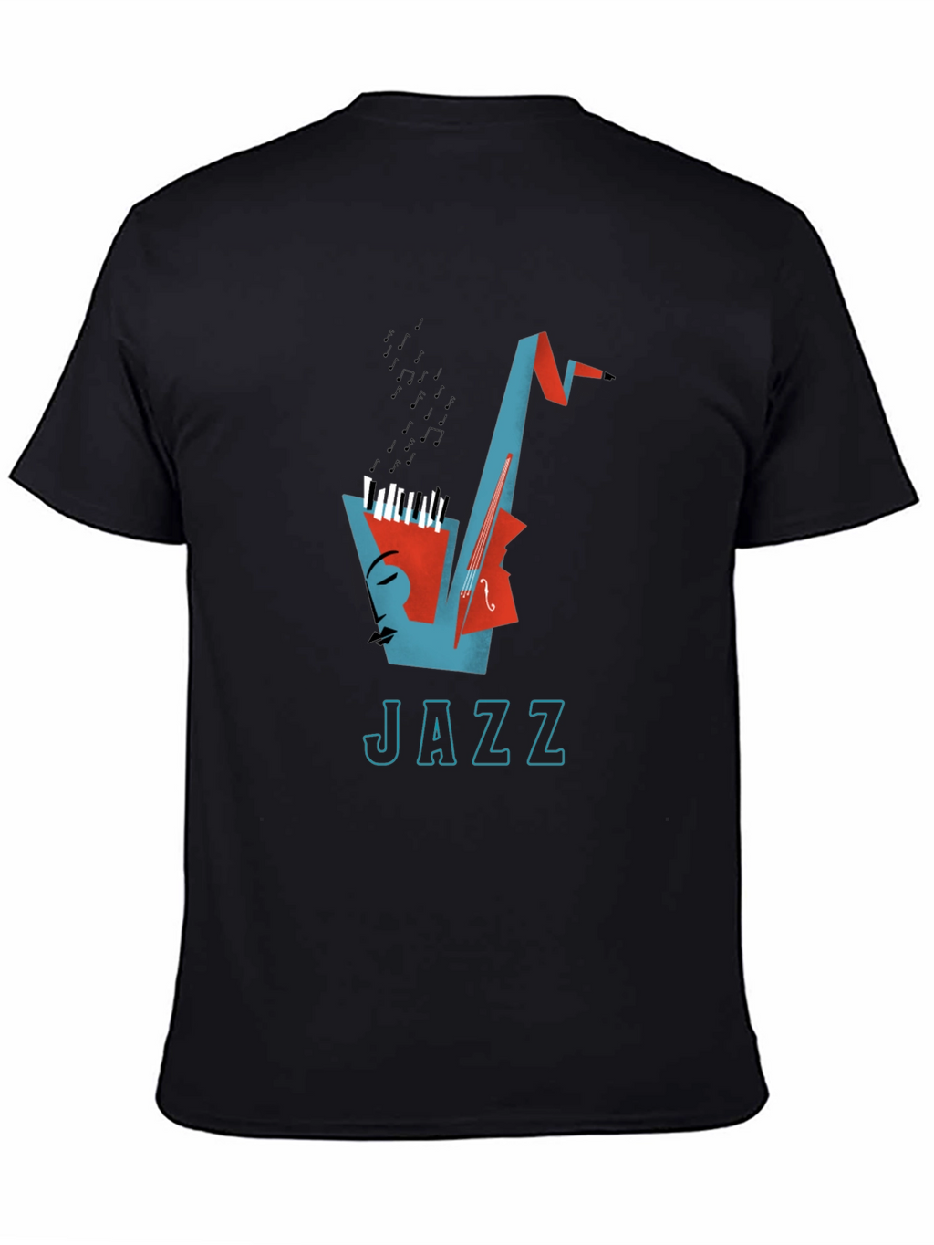Jazz Music Graphic T-Shirt - Cool Design