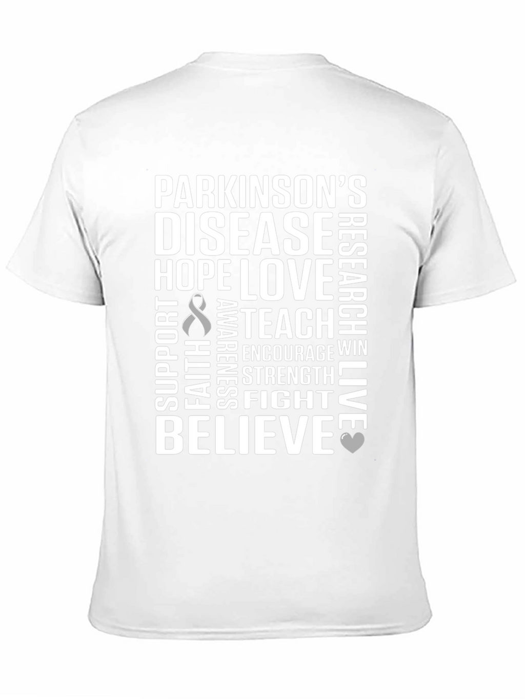 Parkinsons Awareness T-Shirt - Hope Love Believe