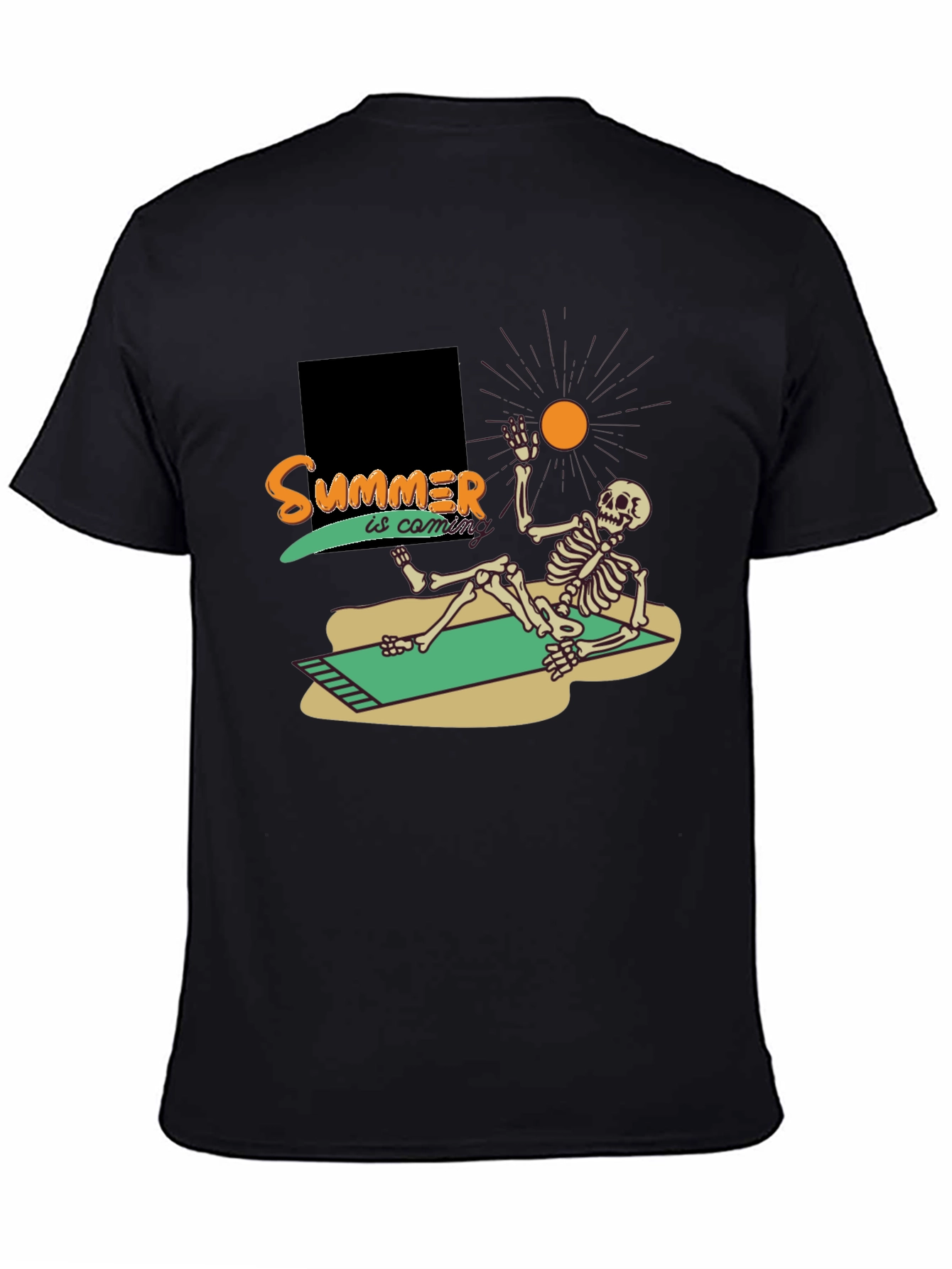 Summer Skeleton T-Shirt - Beach Vibes