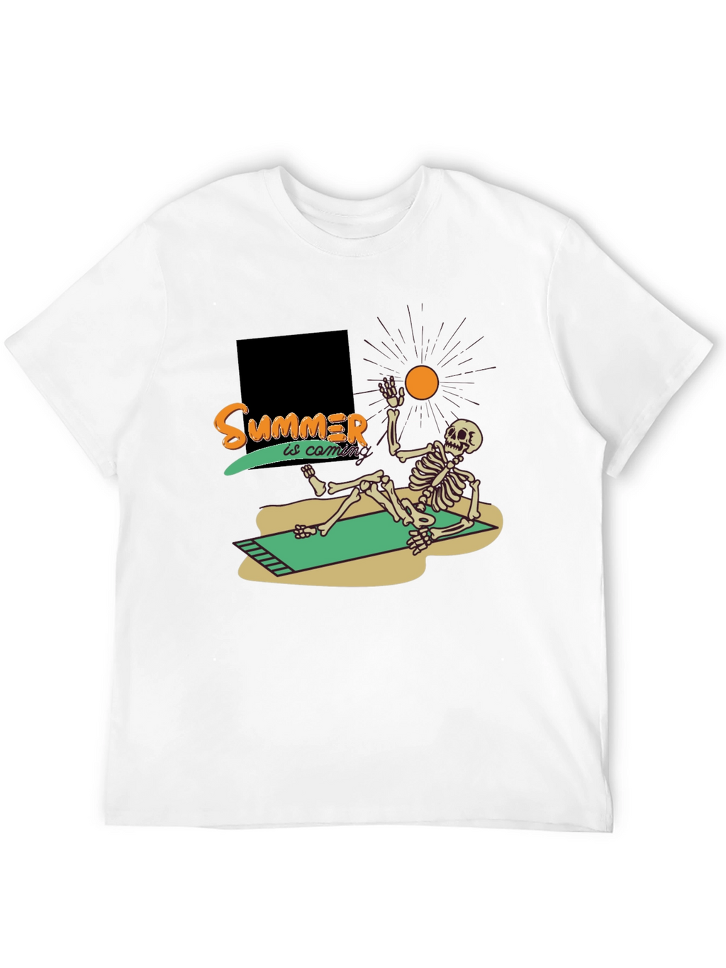 Summer Skeleton T-Shirt - Beach Vibes