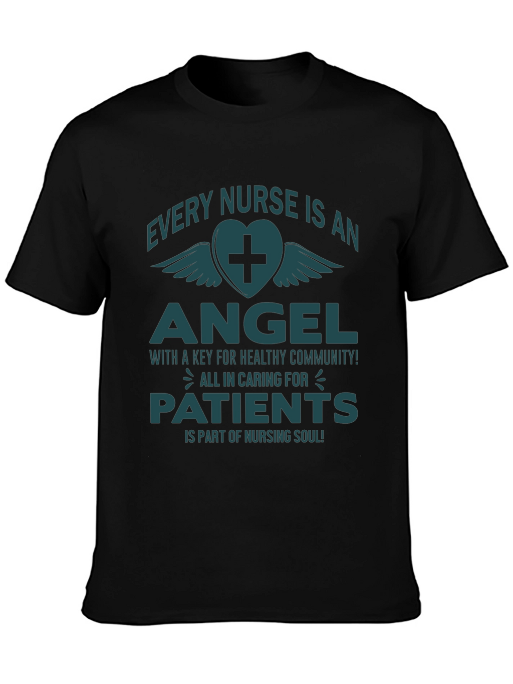 Nurse Angel T-Shirt - Caring for Patients