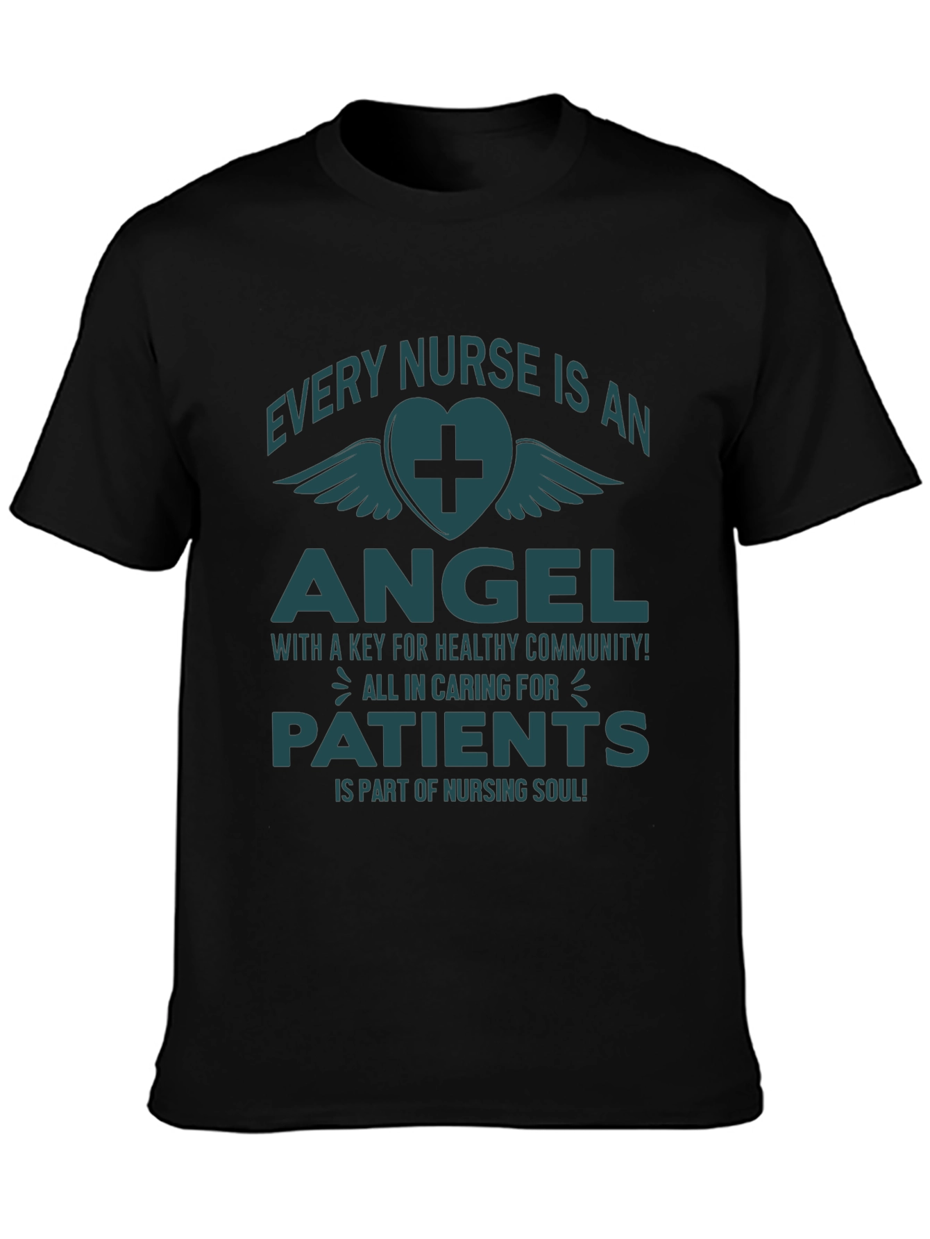Nurse Angel T-Shirt - Caring for Patients