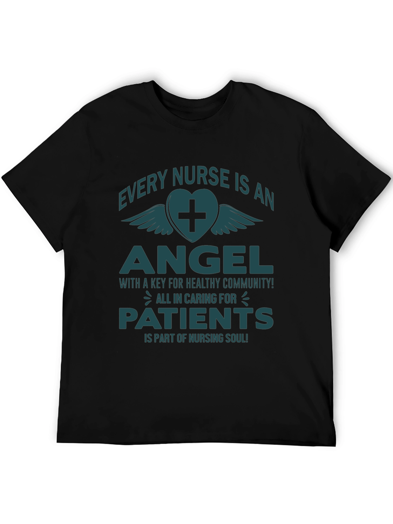 Nurse Angel T-Shirt - Caring for Patients