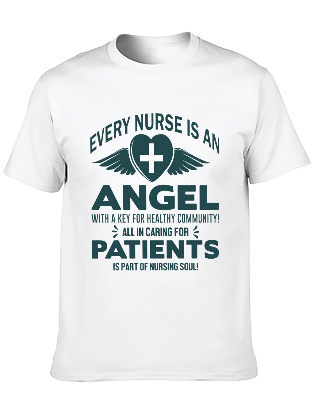 Nurse Angel T-Shirt - Caring for Patients