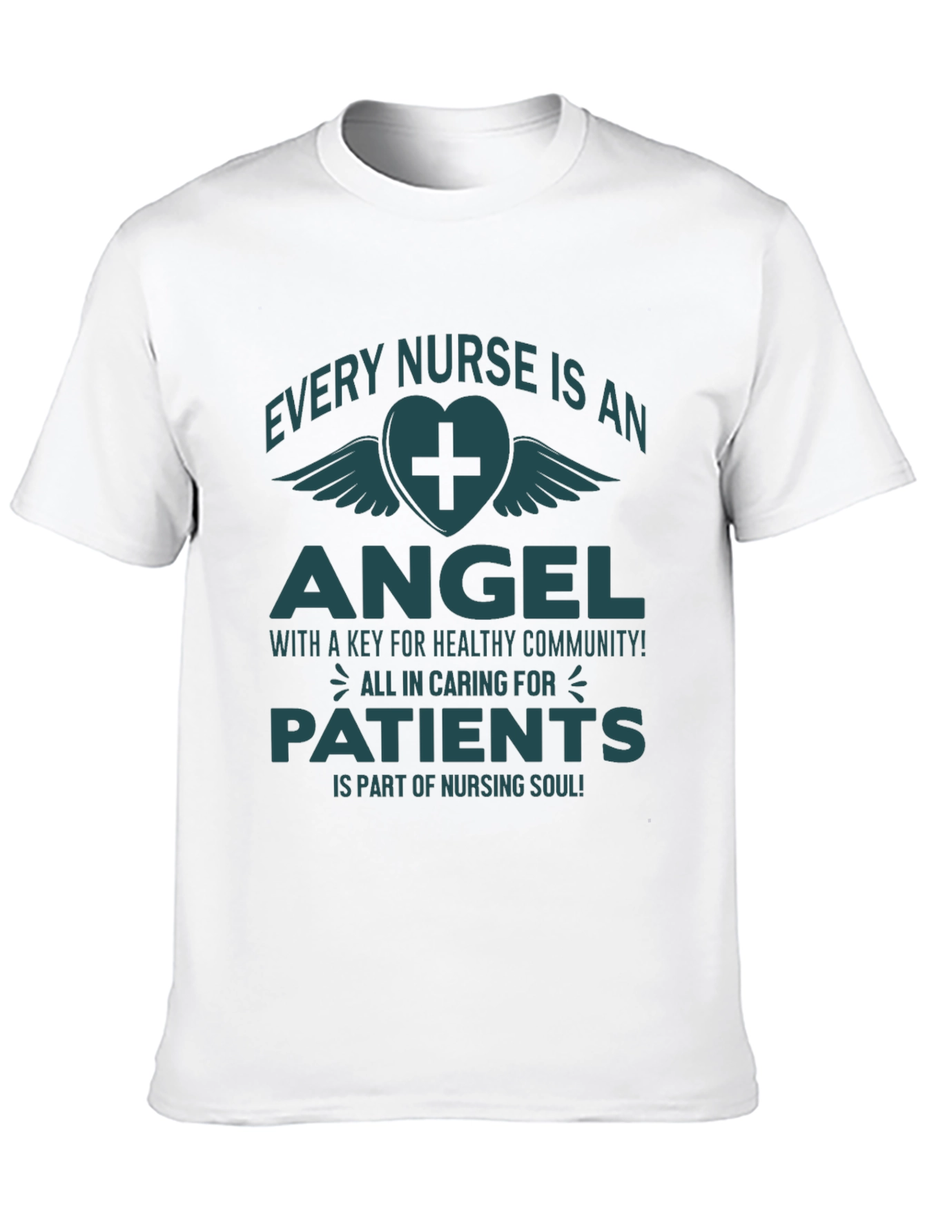 Nurse Angel T-Shirt - Caring for Patients