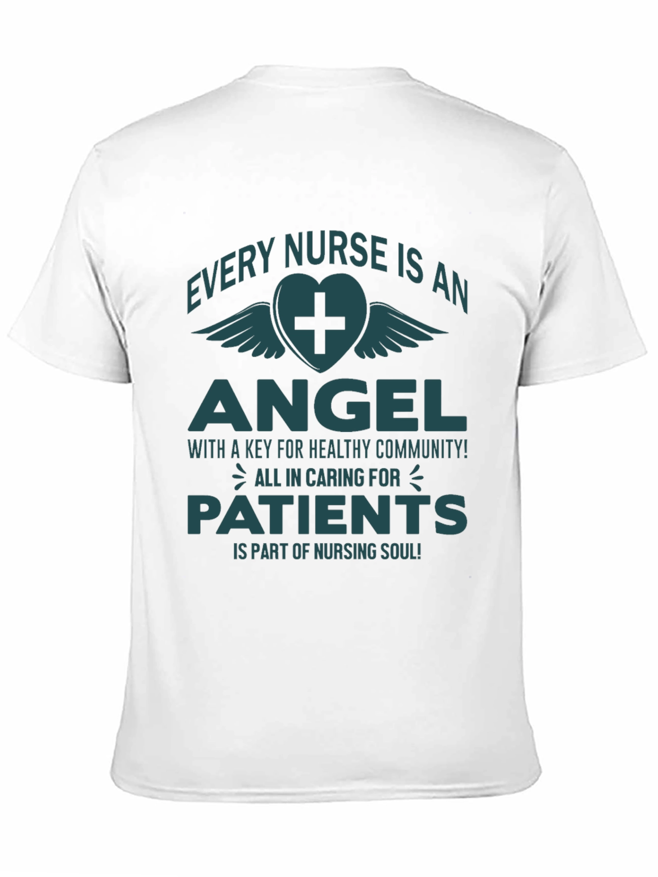 Nurse Angel T-Shirt - Caring for Patients