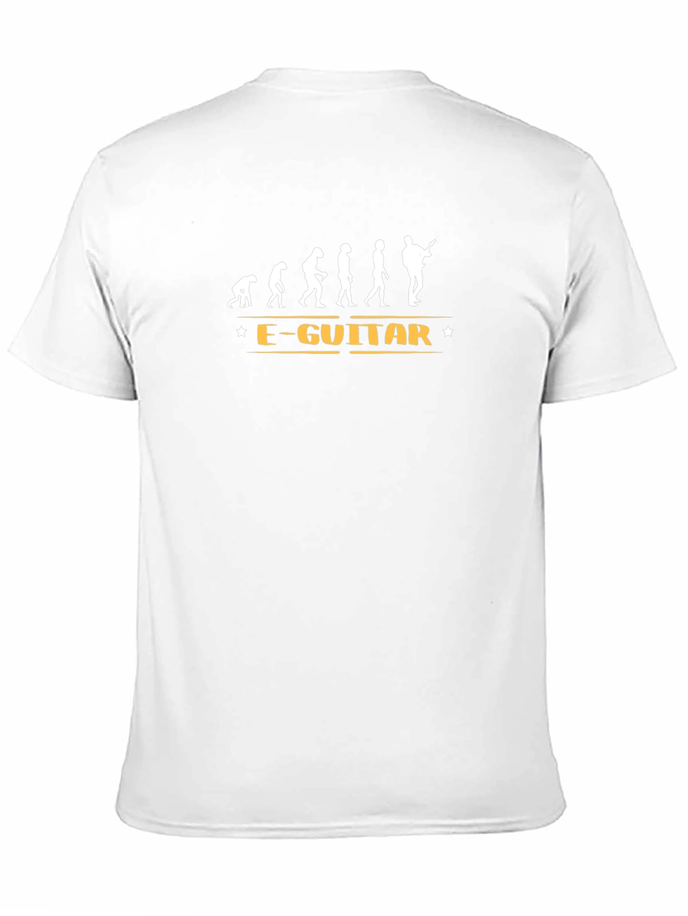 Evolution of Guitarist Graphic T-Shirt - Black