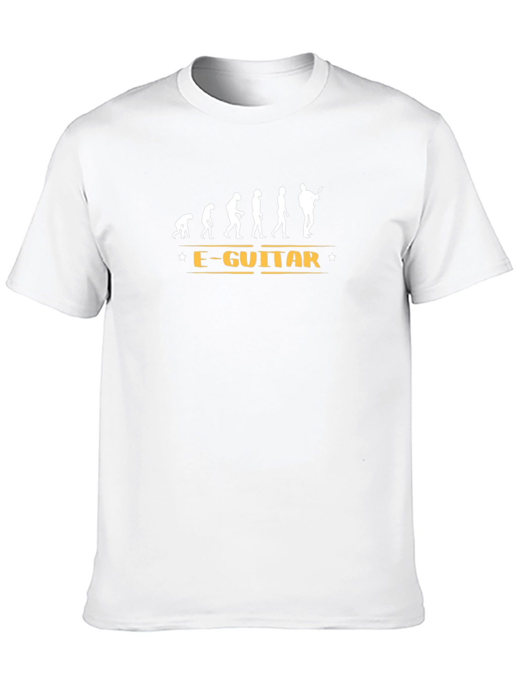 Evolution of Guitarist Graphic T-Shirt - Black
