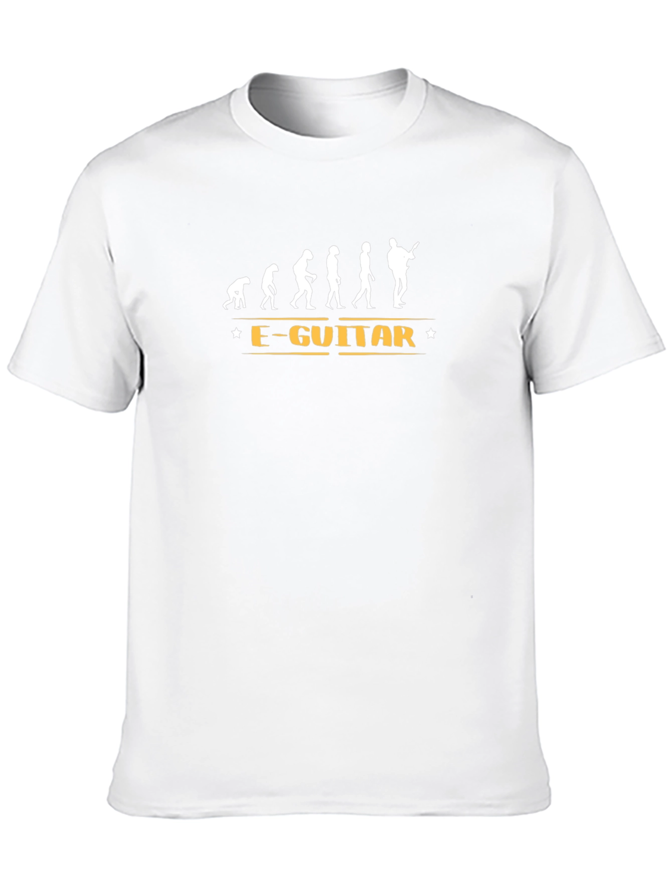 Evolution of Guitarist Graphic T-Shirt - Black