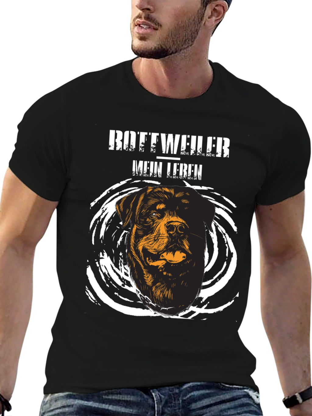 Rottweiler Dog Lover T-Shirt - Mein Leben Design