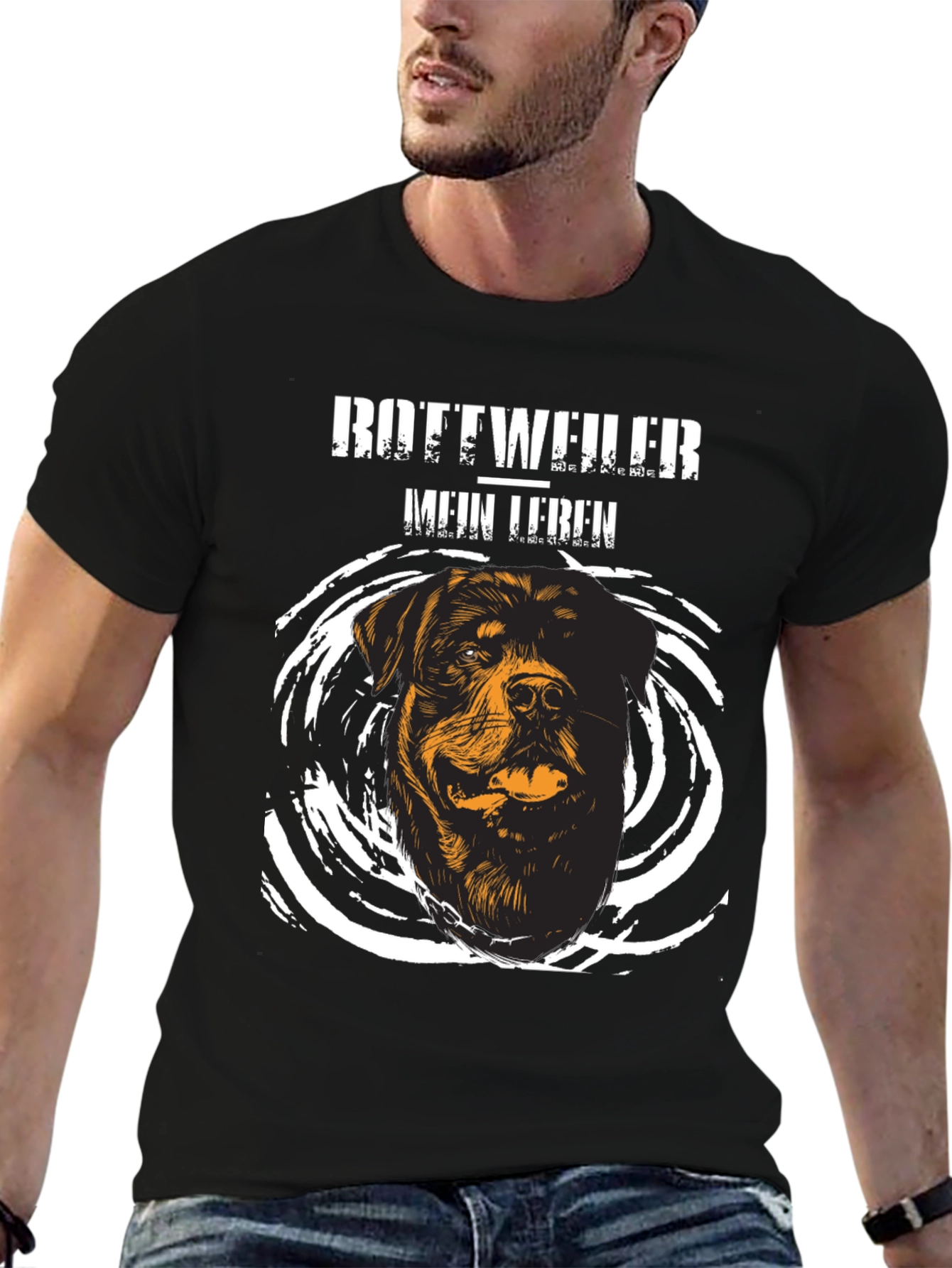 Rottweiler Dog Lover T-Shirt - Mein Leben Design