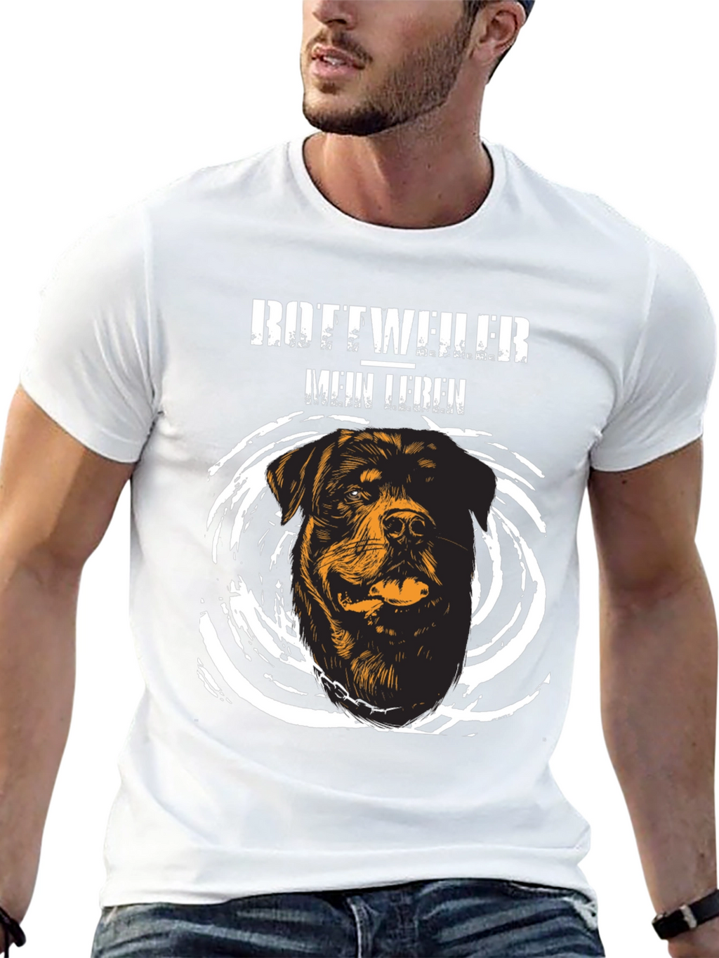 Rottweiler Dog Lover T-Shirt - Mein Leben Design