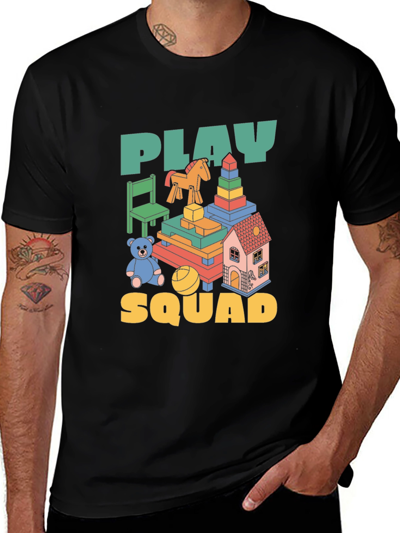 Play Squad Graphic T-Shirt