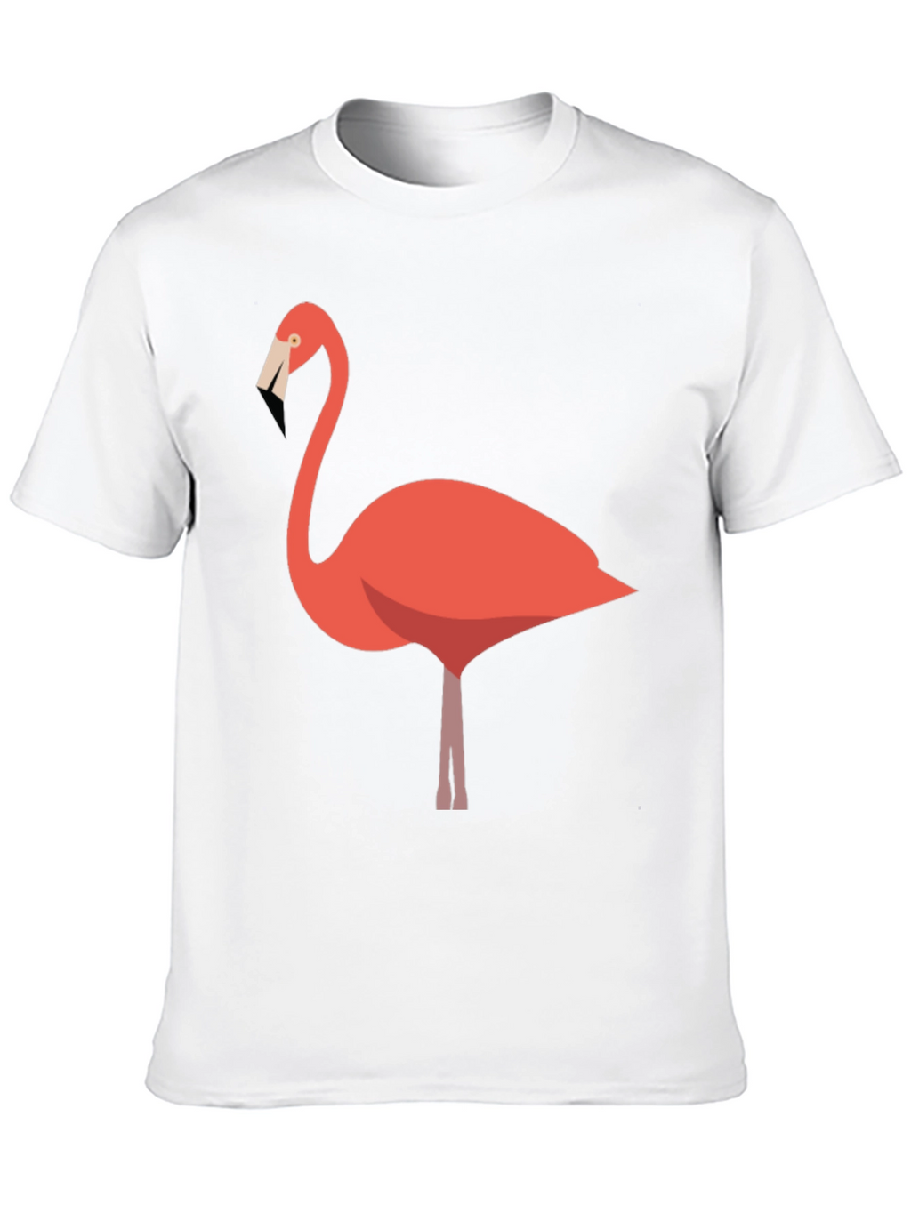 Cool Flamingo Graphic Black T-Shirt