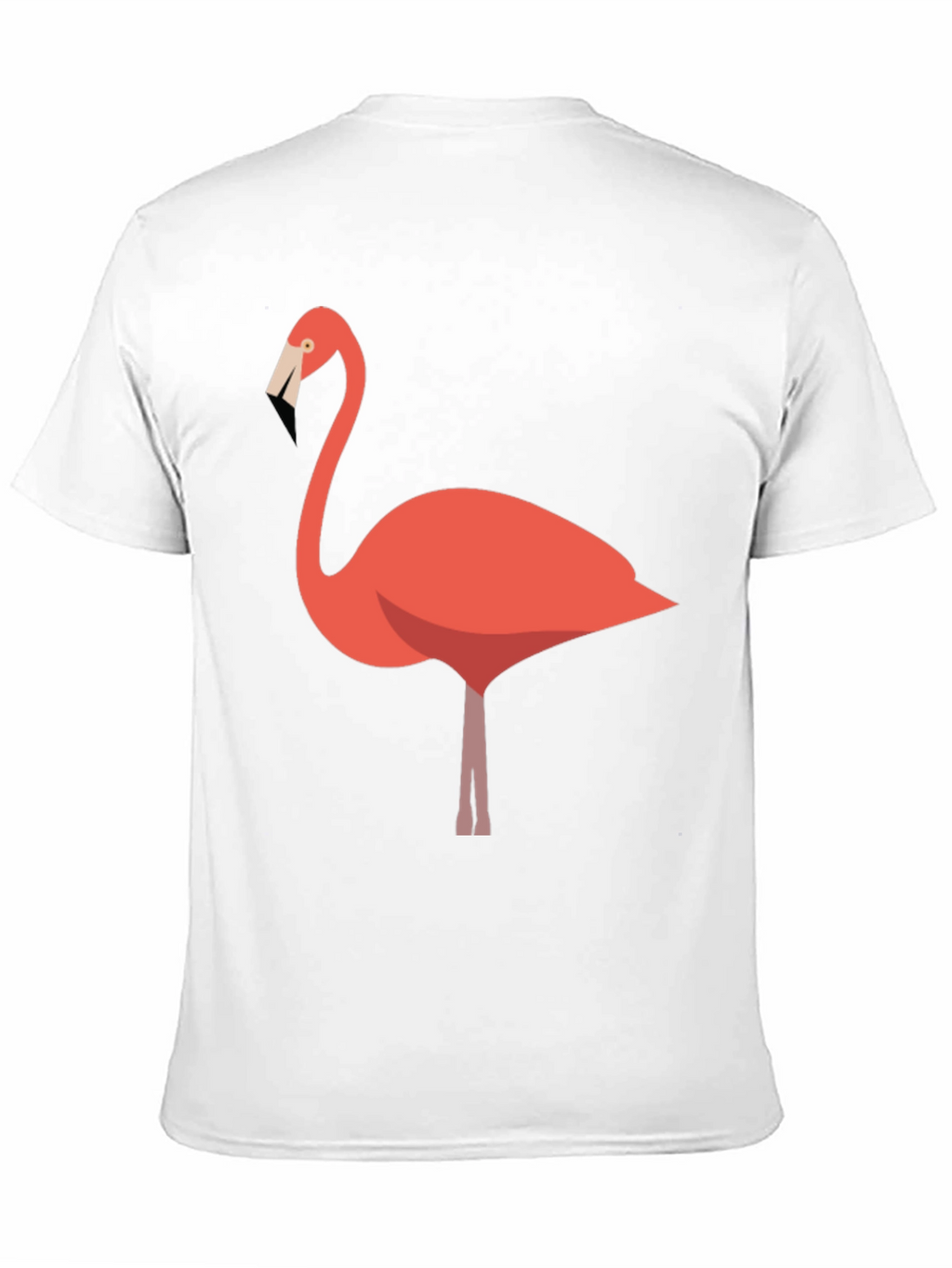 Cool Flamingo Graphic Black T-Shirt