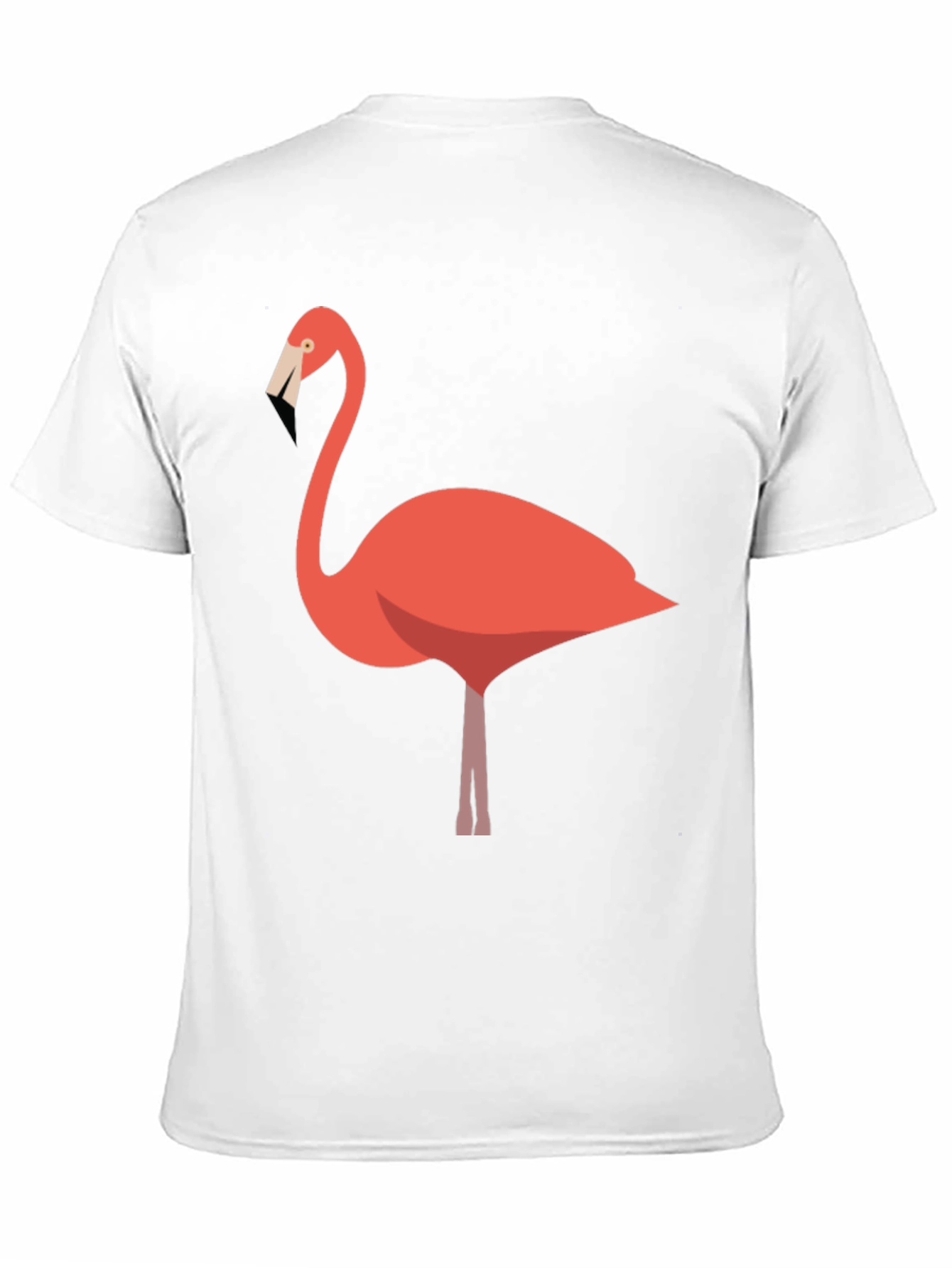 Cool Flamingo Graphic Black T-Shirt