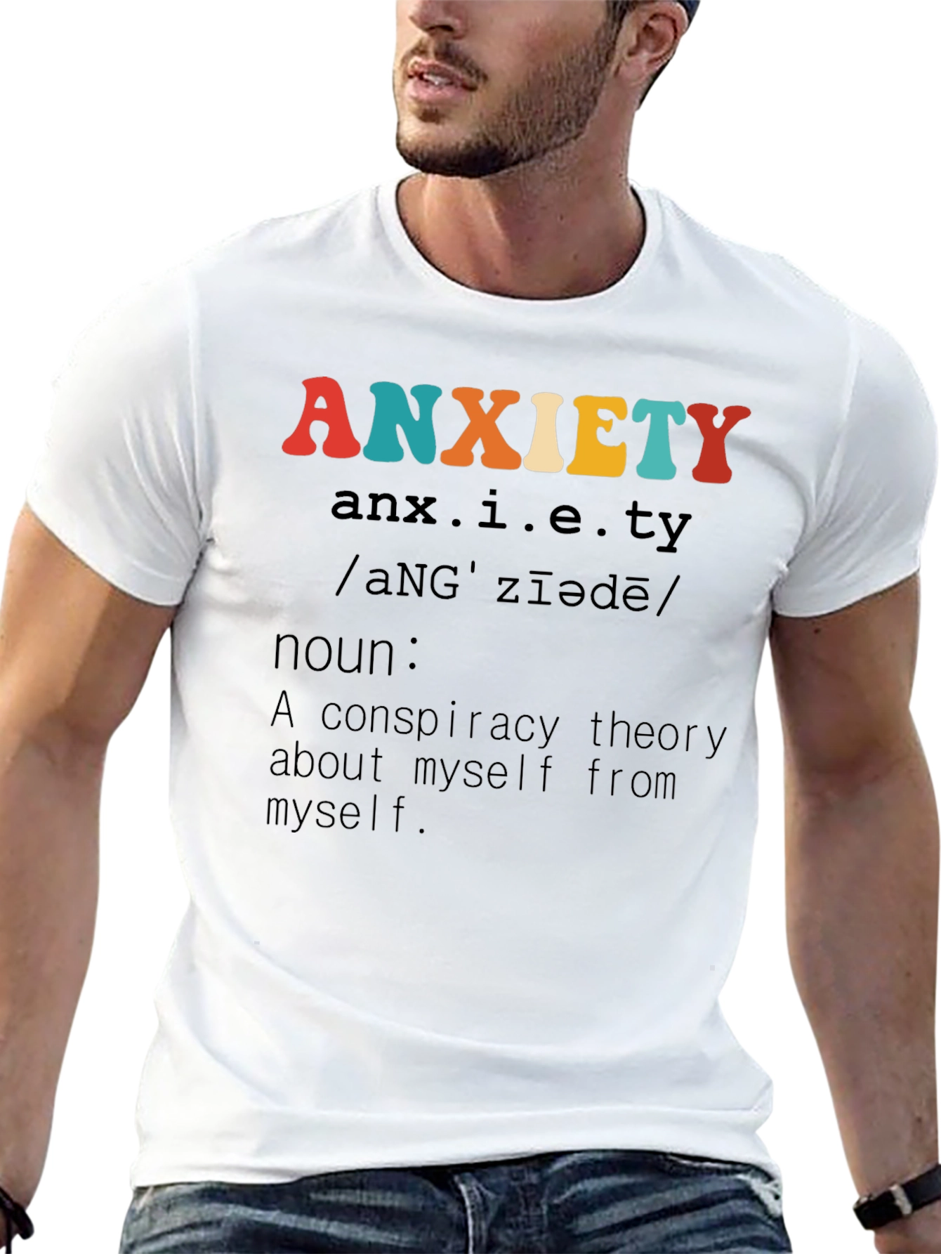 Anxiety Definition Graphic T-Shirt