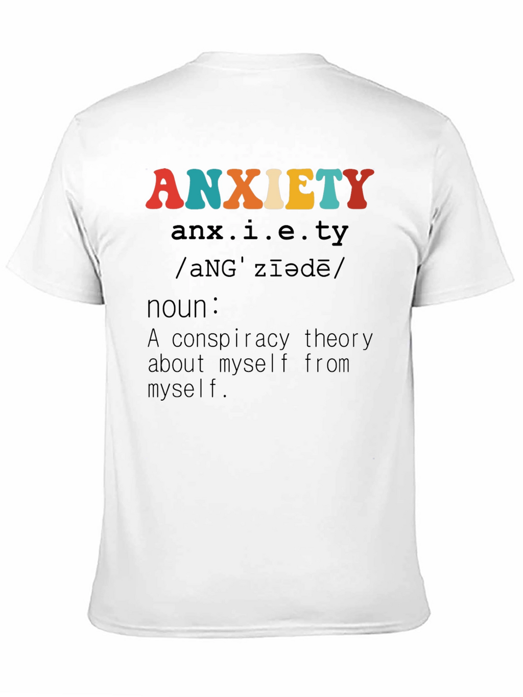 Anxiety Definition Graphic T-Shirt